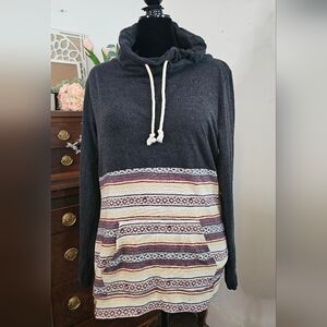 XXXL athleisure cowl neck sweatshirt from ampersand avenue